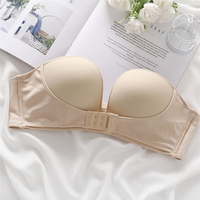 new model seamless front closure strapless